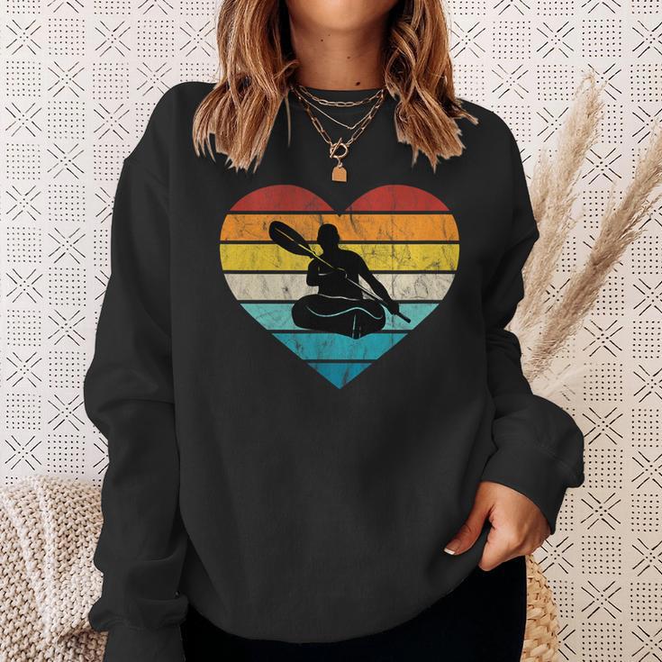 I Love Canoeing Water Sports Canoe Tour Paddling Canadian Sweatshirt Gifts for Her