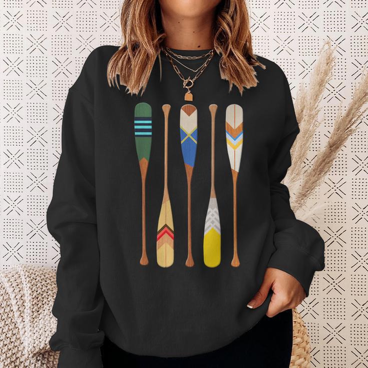 Paddle Canoe Sweatshirt Gifts for Her
