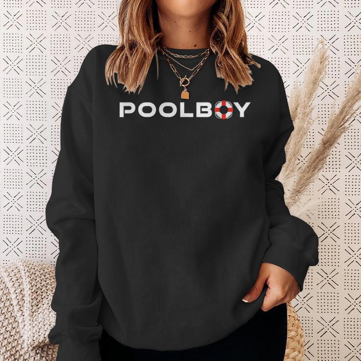 Pool Boy Swimming Pool Lifeguard Sweatshirt Gifts for Her Pool Boy Swimming Pool Lifeguard Sweatshirt Gifts for Her