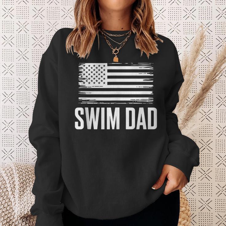 Swim Dad Art For Dad Father Men Swim Team Dad Swimming Coach Sweatshirt Gifts for Her Swim Dad Art For Dad Father Men Swim Team Dad Swimming Coach Sweatshirt Gifts for Her