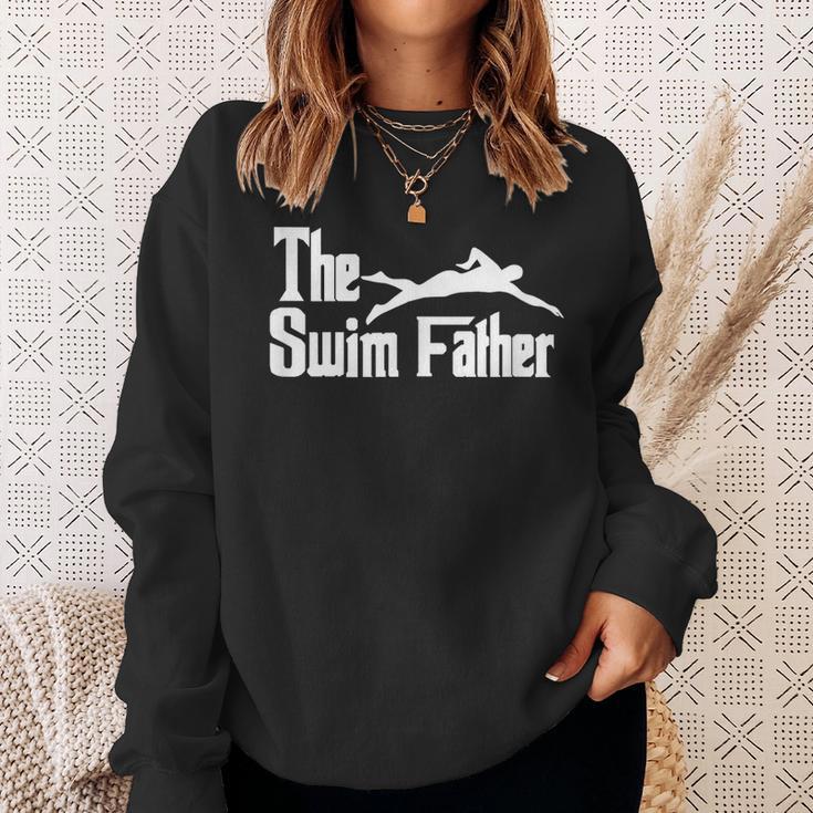 The Swim Father Swimming Dad Swimmer Sweatshirt Gifts for Her The Swim Father Swimming Dad Swimmer Sweatshirt Gifts for Her