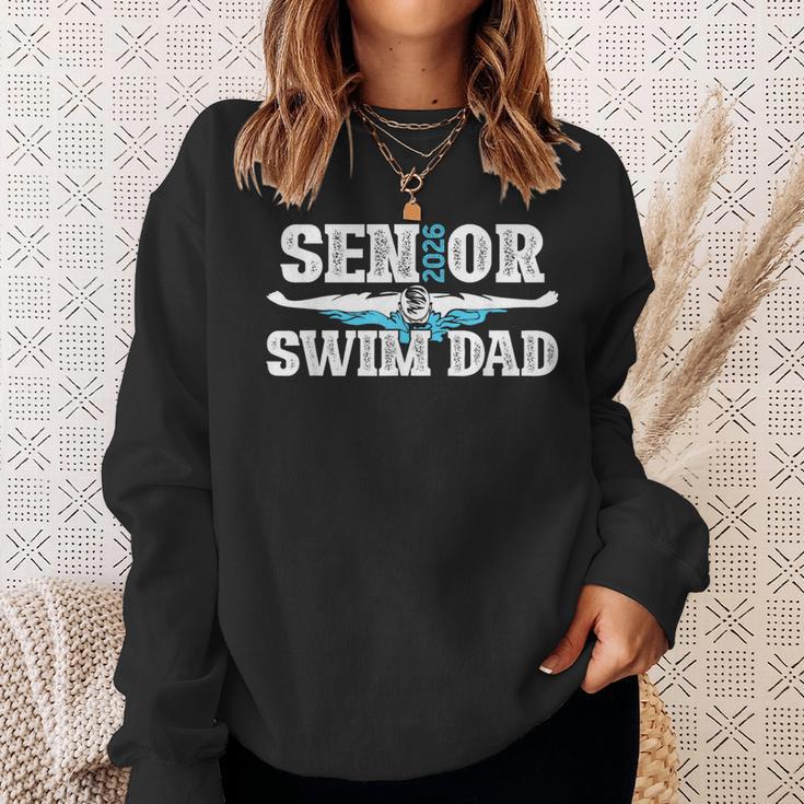 Swim Senior Dad 2026 Proud Swimming Senior Father 2026 Sweatshirt Gifts for Her Swim Senior Dad 2026 Proud Swimming Senior Father 2026 Sweatshirt Gifts for Her