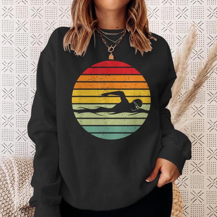 Swimming & Water Sport Vintage For Swimmers & Swim Coaches Sweatshirt Gifts for Her Swimming & Water Sport Vintage For Swimmers & Swim Coaches Sweatshirt Gifts for Her