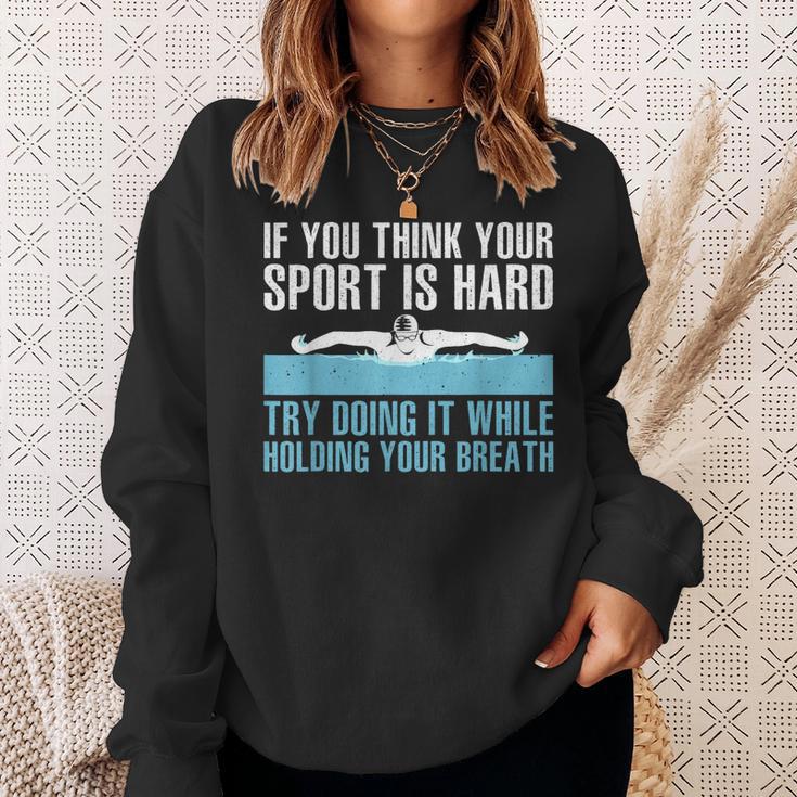 Swimming Art For Men Women Swimmer Swim Coach Training Sweatshirt Gifts for Her Swimming Art For Men Women Swimmer Swim Coach Training Sweatshirt Gifts for Her