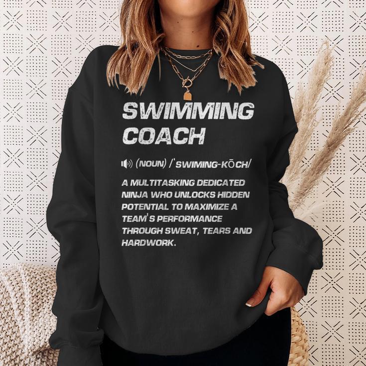 Swimming Coach Definition Swimming Instructor Sweatshirt Gifts for Her Swimming Coach Definition Swimming Instructor Sweatshirt Gifts for Her