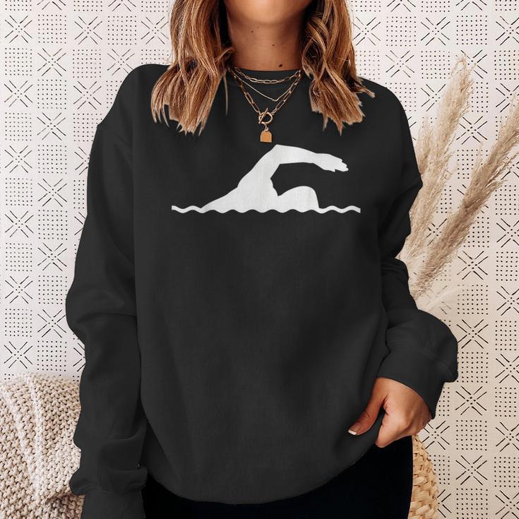 Swimming Float Sweatshirt Gifts for Her Swimming Float Sweatshirt Gifts for Her