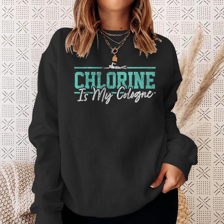 Swimming Humor Swimmer Chlorine Joke Swim Sweatshirt Gifts for Her Swimming Humor Swimmer Chlorine Joke Swim Sweatshirt Gifts for Her