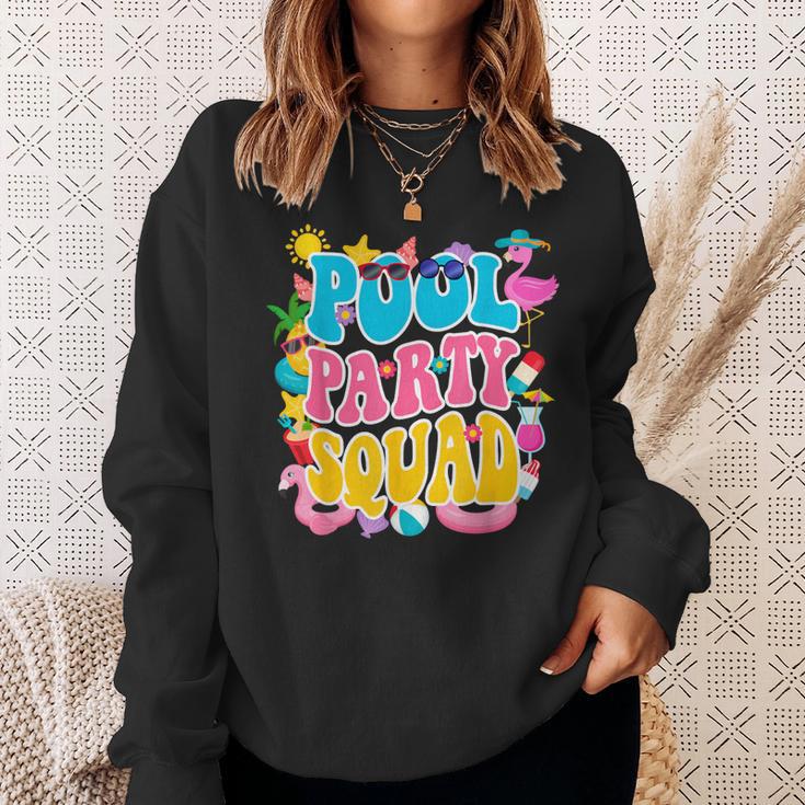 Swimming Pool Party Squad Beach Pool Party Matching Beach Sweatshirt Gifts for Her Swimming Pool Party Squad Beach Pool Party Matching Beach Sweatshirt Gifts for Her