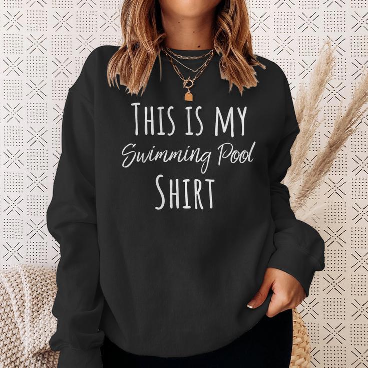 This Is My Swimming Pool Summer Swim Tee T-Shirt Sweatshirt Gifts for Her This Is My Swimming Pool Summer Swim Tee T-Shirt Sweatshirt Gifts for Her