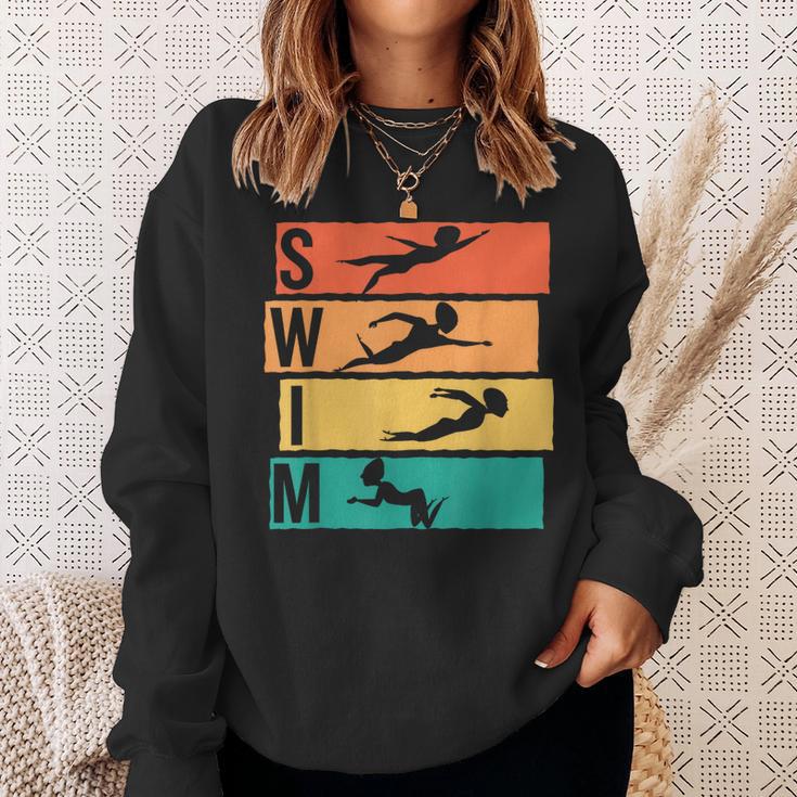 Swimming Swim Sweatshirt Gifts for Her Swimming Swim Sweatshirt Gifts for Her
