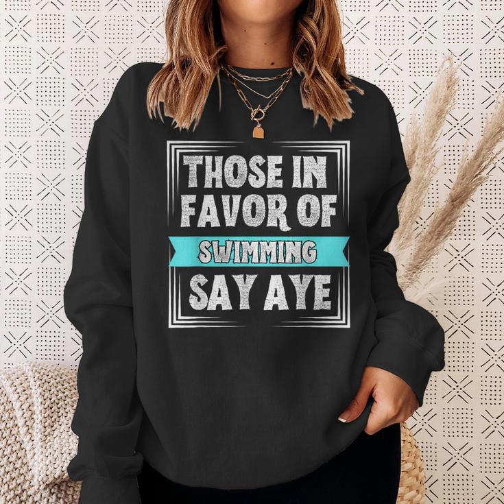 Swimming Swim Swimmer Sweatshirt Gifts for Her Swimming Swim Swimmer Sweatshirt Gifts for Her
