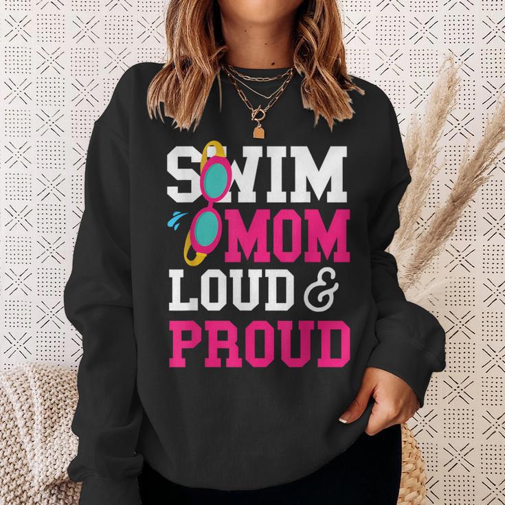 Swimming Swimmer Swim Mom Sweatshirt Gifts for Her