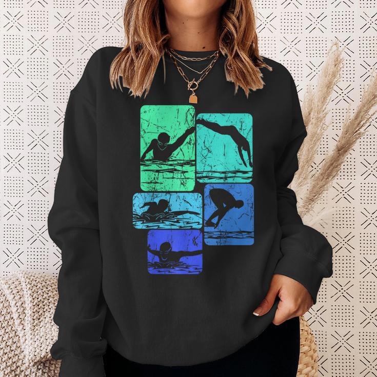 Swimming Swimmers Sweatshirt Gifts for Her