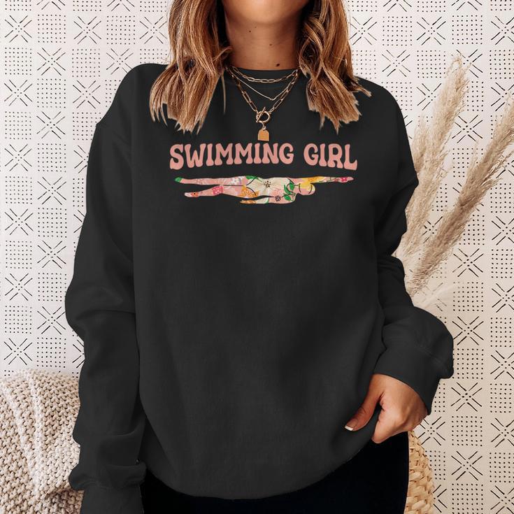 Swimming Swimming Water Sports Swimmer Sweatshirt Gifts for Her Swimming Swimming Water Sports Swimmer Sweatshirt Gifts for Her