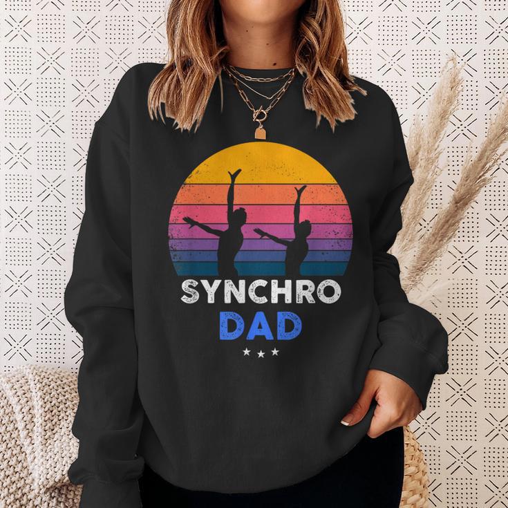 Synchronized Swimming Synchro Dad Sweatshirt Gifts for Her Synchronized Swimming Synchro Dad Sweatshirt Gifts for Her