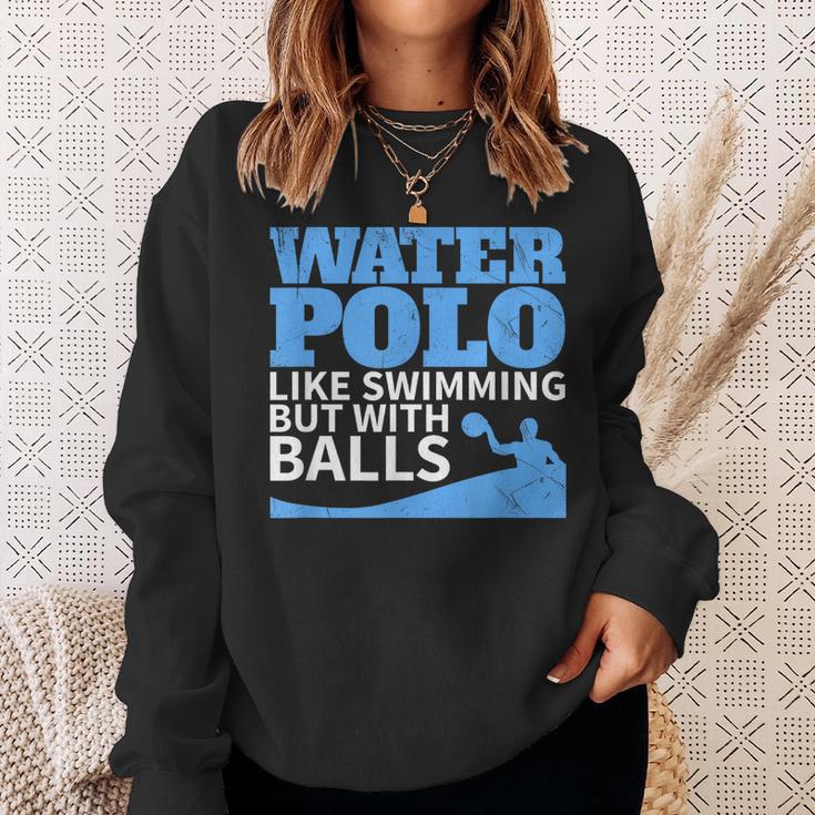 Water Polo Like Swimming But With Balls T-Shirt Sweatshirt Gifts for Her Water Polo Like Swimming But With Balls T-Shirt Sweatshirt Gifts for Her