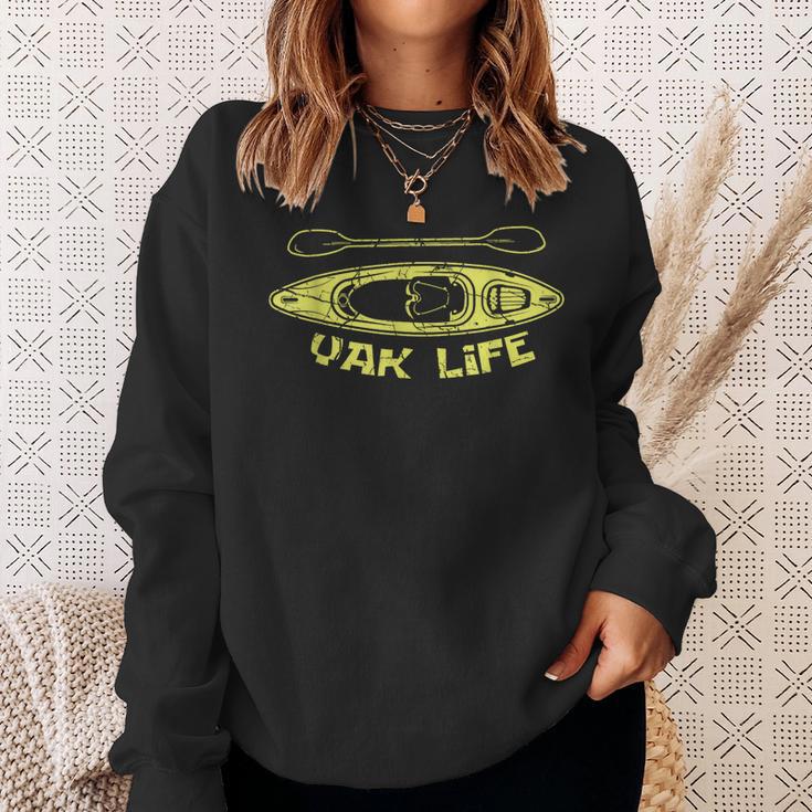 Yak Life Kayaker Or Canoeist Sweatshirt Gifts for Her Yak Life Kayaker Or Canoeist Sweatshirt Gifts for Her
