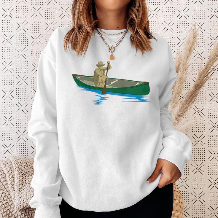 Canadian Canoe Yoke Canoeing Raglan Baseball Tee Sweatshirt Gifts for Her