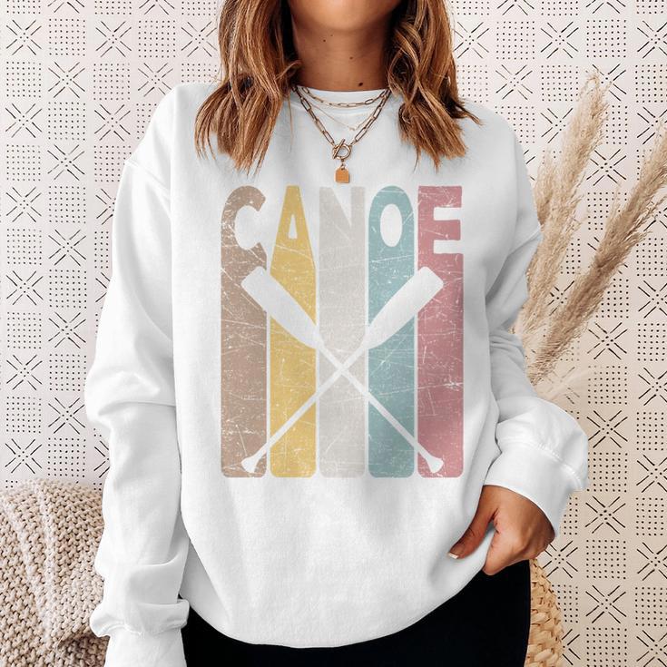 Canoe Vintage Canoeing Retro Canoe Paddling Sweatshirt Gifts for Her Canoe Vintage Canoeing Retro Canoe Paddling Sweatshirt Gifts for Her
