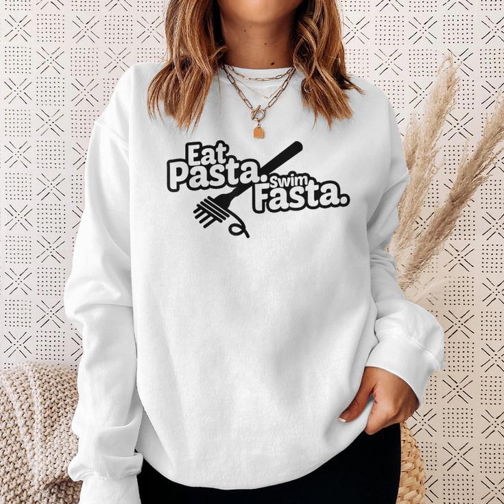 Eat Pasta Swim Fasta Swimmer Tshirt Swimming Sweatshirt Gifts for Her Eat Pasta Swim Fasta Swimmer Tshirt Swimming Sweatshirt Gifts for Her
