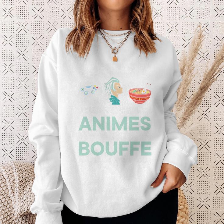 Jeuxideo Les Animes Ou La Bouffe Japon Animé Cadeau Manga Haut De Gamme Sweater e Cadeaux pour elle