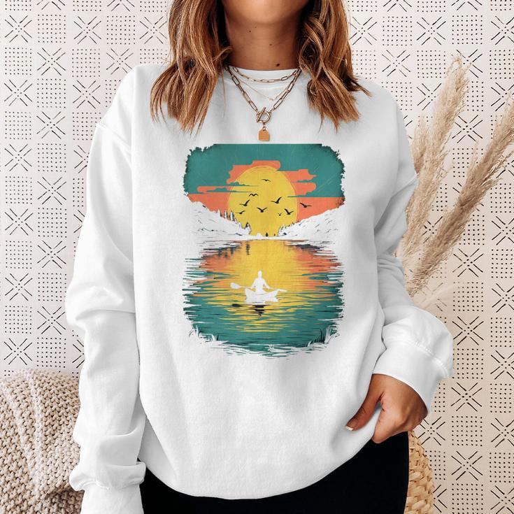 Kayak Kayak Canoe Lake Kayak Canoeing Sleeveless Sweatshirt Gifts for Her