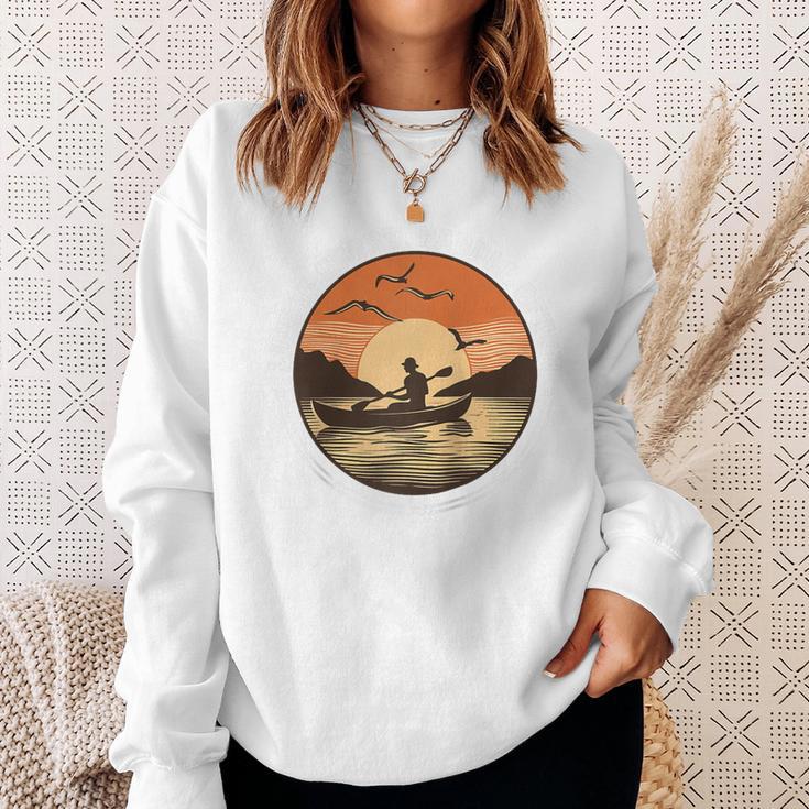 Kayak Kayaker Canoes-Boating Paddle-Life Canadier-Canoe Raglan Baseball Tee Sweatshirt Gifts for Her