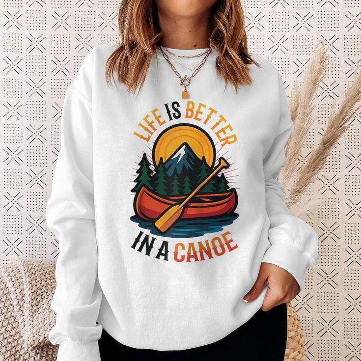 Life Is Better In A Canoe Canoeing Raglan Baseball Tee Sweatshirt Gifts for Her Life Is Better In A Canoe Canoeing Raglan Baseball Tee Sweatshirt Gifts for Her