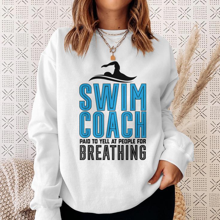 Swim Coach Swimmer Coach Swimming Coach Sweatshirt Gifts for Her Swim Coach Swimmer Coach Swimming Coach Sweatshirt Gifts for Her