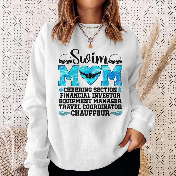Swim Mom Definition Swimming Mother Of A Swimmer Mom Sweatshirt Gifts for Her