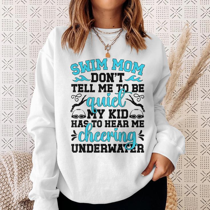 Swim Mom Swimming Mama Of A Swimmer Mom Swim Mother Sweatshirt Gifts for Her Swim Mom Swimming Mama Of A Swimmer Mom Swim Mother Sweatshirt Gifts for Her