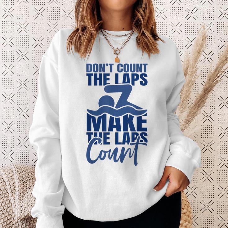 Swimmer Saying Swimming Motivation Professional Swimmer Sweatshirt Gifts for Her