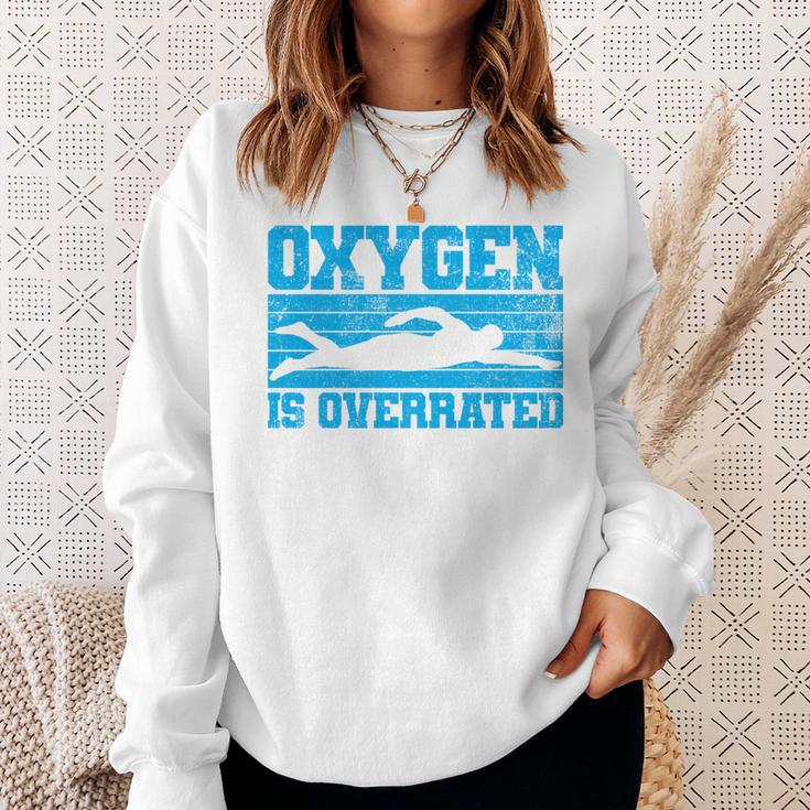 Swimming Swimmer Swim Sweatshirt Gifts for Her