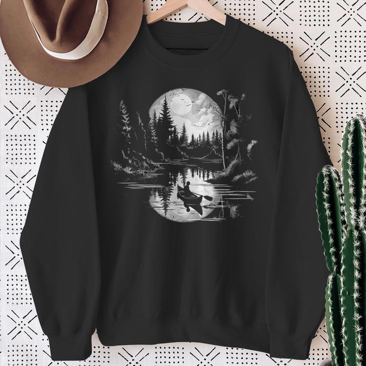 Canoe Canadian Canoeists Nature Canoe Sweatshirt Gifts for Old Women Canoe Canadian Canoeists Nature Canoe Sweatshirt Gifts for Old Women