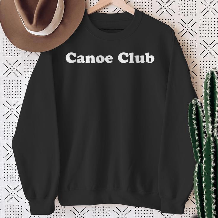 Canoe Club Sweatshirt Gifts for Old Women