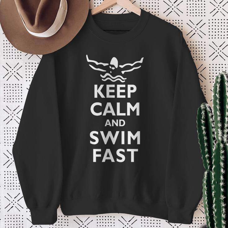 Keep Calm And Swim Fast Butterfly Swimming T-Shirt Sweatshirt Gifts for Old Women Keep Calm And Swim Fast Butterfly Swimming T-Shirt Sweatshirt Gifts for Old Women