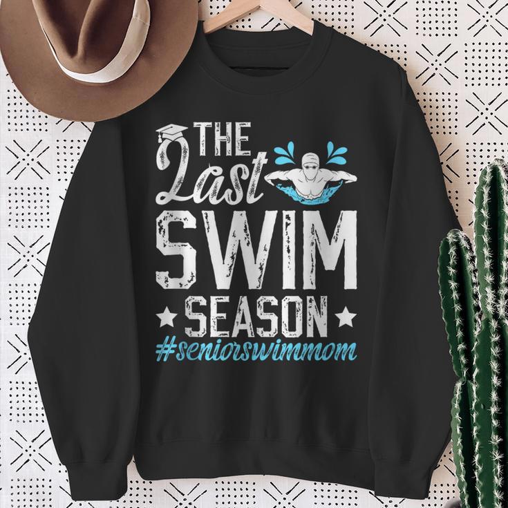 Last Swim Season Swim Senior Mom Swimming Senior Mama Sweatshirt Gifts for Old Women Last Swim Season Swim Senior Mom Swimming Senior Mama Sweatshirt Gifts for Old Women