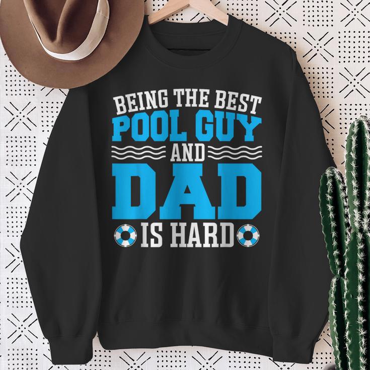 Pool Guy And Pool Dad Men Swimming Pool Owner Sweatshirt Gifts for Old Women Pool Guy And Pool Dad Men Swimming Pool Owner Sweatshirt Gifts for Old Women