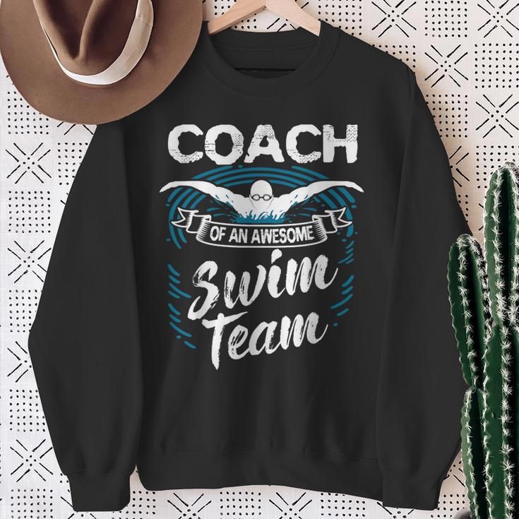 Swim Coach Professional Instructor Swimming Lesson Sport Sweatshirt Gifts for Old Women Swim Coach Professional Instructor Swimming Lesson Sport Sweatshirt Gifts for Old Women