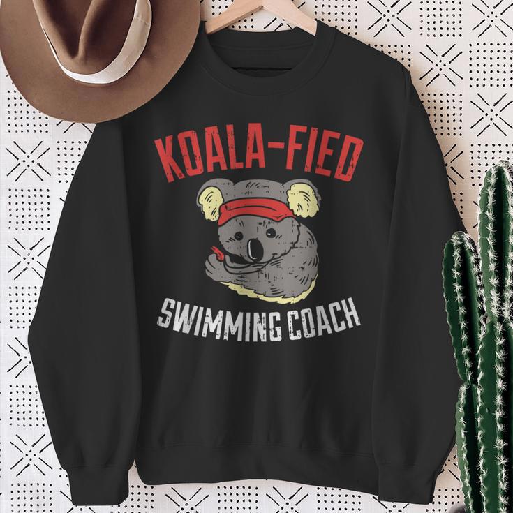 Swim Coach Saying Cute Swimming Coach Appreciation Sweatshirt Gifts for Old Women Swim Coach Saying Cute Swimming Coach Appreciation Sweatshirt Gifts for Old Women