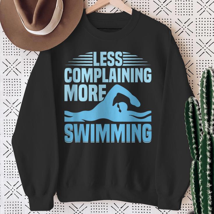 Swim Coach Swim Training Swimming Sport Sweatshirt Gifts for Old Women Swim Coach Swim Training Swimming Sport Sweatshirt Gifts for Old Women