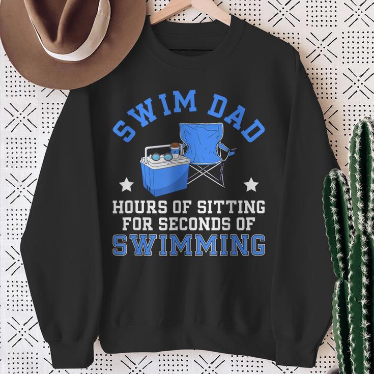 Swim Dad Of A Swimmer Dad Swim Father Swimming Dad Sweatshirt Gifts for Old Women Swim Dad Of A Swimmer Dad Swim Father Swimming Dad Sweatshirt Gifts for Old Women