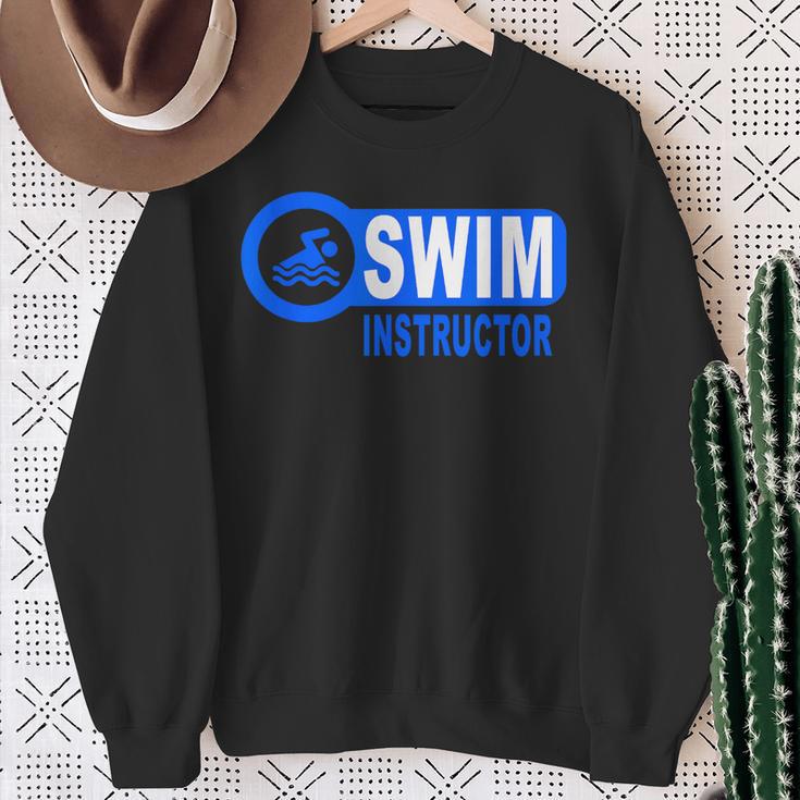 Swim Instructor Swimming Teacher Classes Sweatshirt Gifts for Old Women Swim Instructor Swimming Teacher Classes Sweatshirt Gifts for Old Women