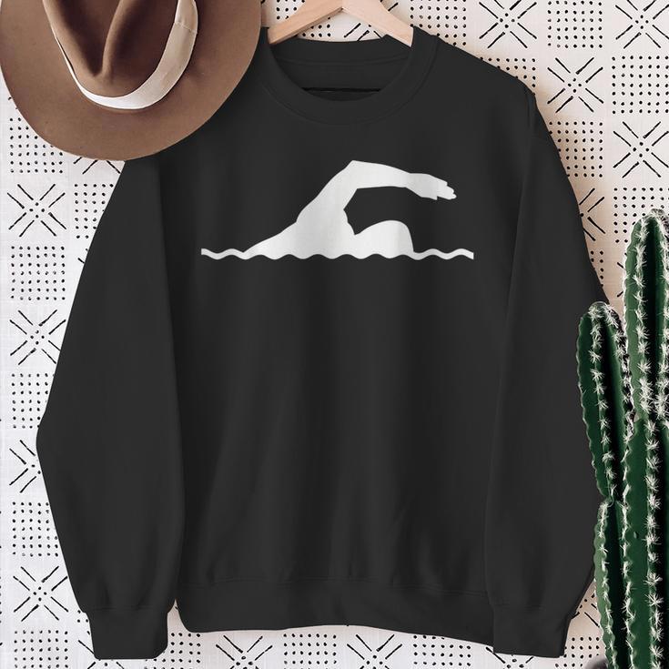 Swimming Float Sweatshirt Gifts for Old Women Swimming Float Sweatshirt Gifts for Old Women