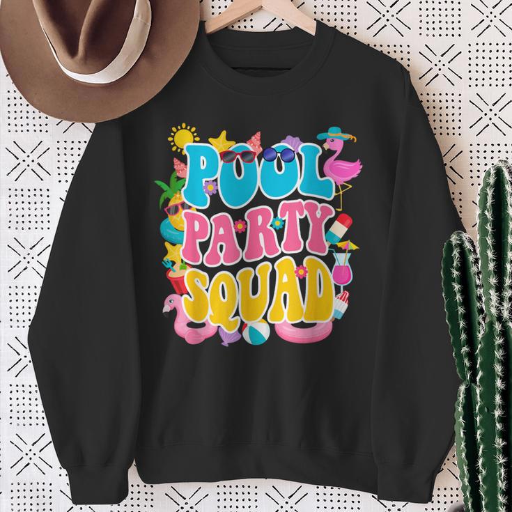 Swimming Pool Party Squad Beach Pool Party Matching Beach Sweatshirt Gifts for Old Women Swimming Pool Party Squad Beach Pool Party Matching Beach Sweatshirt Gifts for Old Women