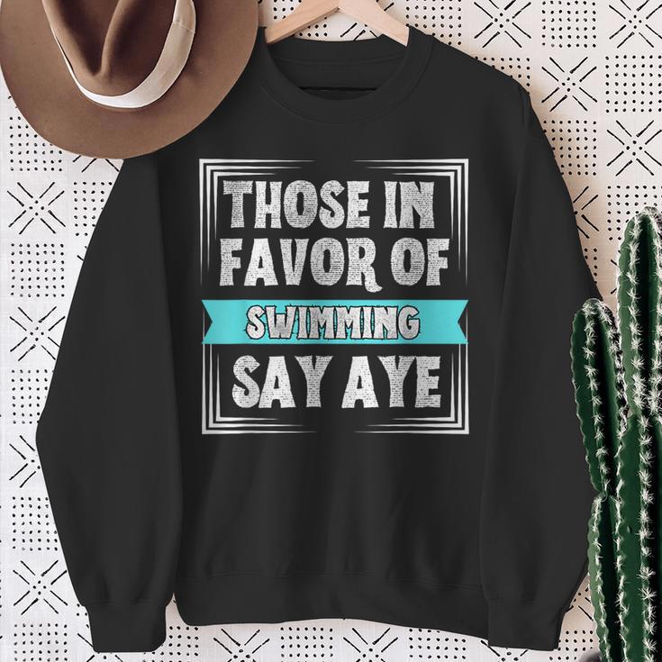 Swimming Swim Swimmer Sweatshirt Gifts for Old Women Swimming Swim Swimmer Sweatshirt Gifts for Old Women