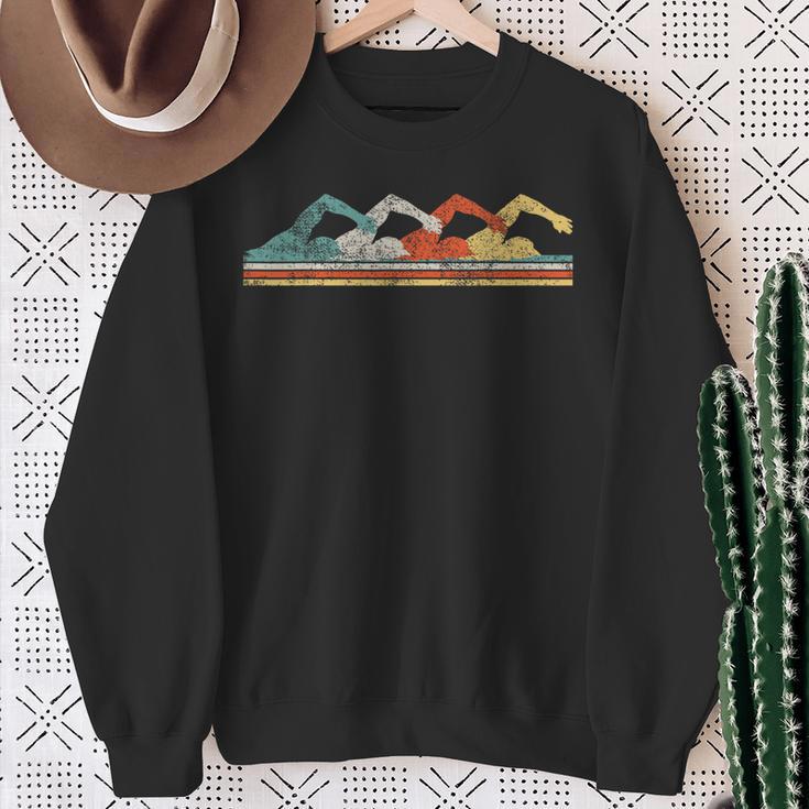 Swimming Swimmer Sweatshirt Gifts for Old Women Swimming Swimmer Sweatshirt Gifts for Old Women