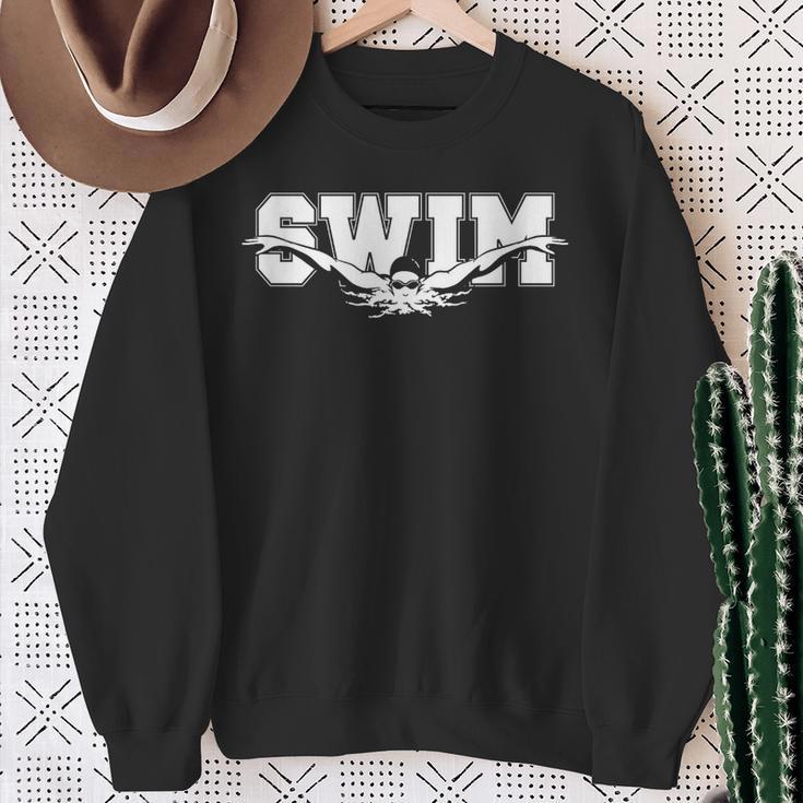 Swimming For Swimmers Competitive Athletes Sweatshirt Gifts for Old Women Swimming For Swimmers Competitive Athletes Sweatshirt Gifts for Old Women