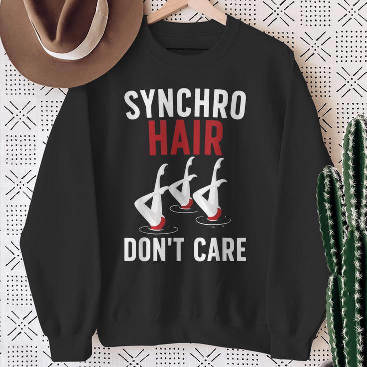 Synchronized Swimming Art For Men Women Synchronized Swim Sweatshirt Gifts for Old Women Synchronized Swimming Art For Men Women Synchronized Swim Sweatshirt Gifts for Old Women