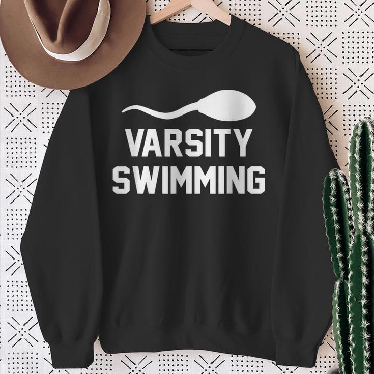 Varsity Swimming For Men Women Sweatshirt Gifts for Old Women Varsity Swimming For Men Women Sweatshirt Gifts for Old Women
